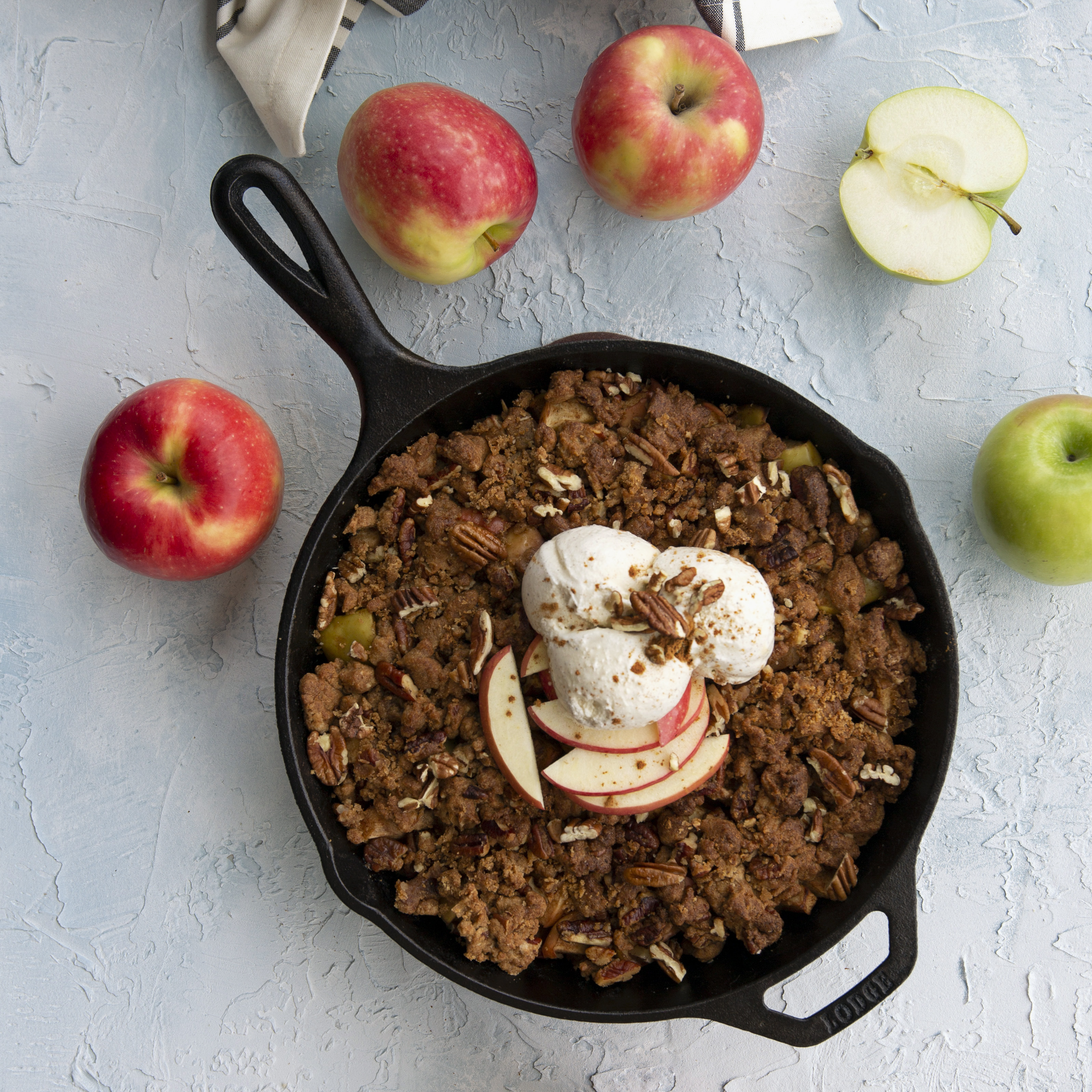 Iron Skillet Apple Crisp