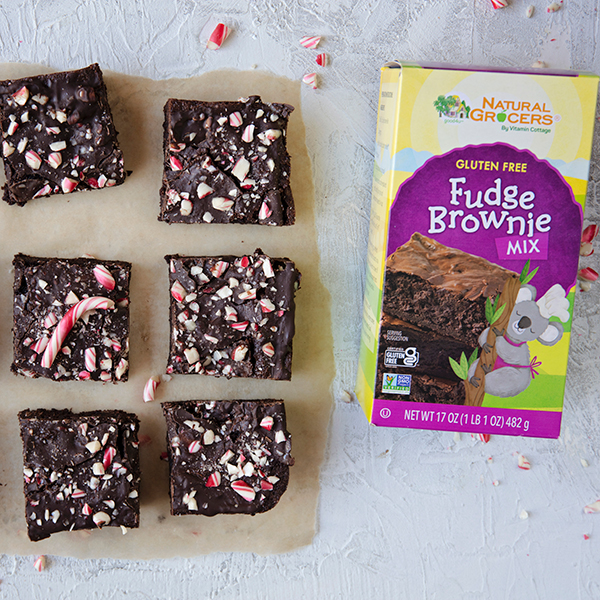 Peppermint Fudge Brownies