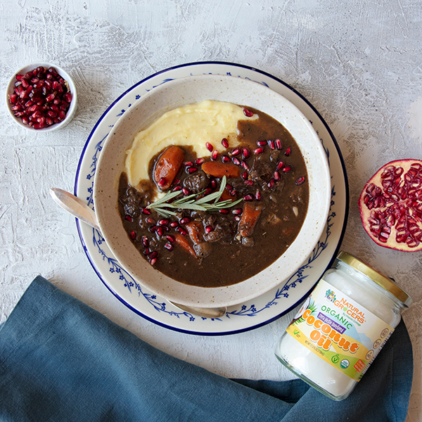 Slow-Cooker Pomegranate Beef Stew