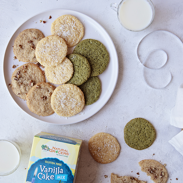 Gluten-Free Cake Mix Cookies 3 Ways