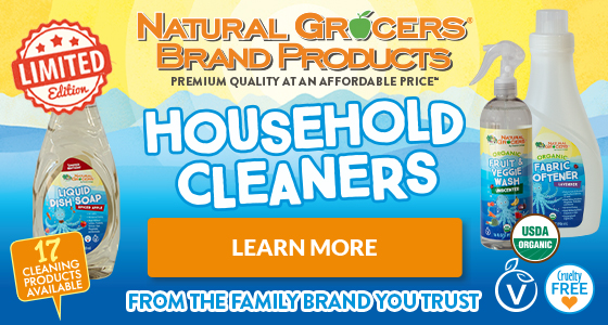 Upgrade Your Cleaning Routine With New Natural Grocers Brand Household Cleaning Products!