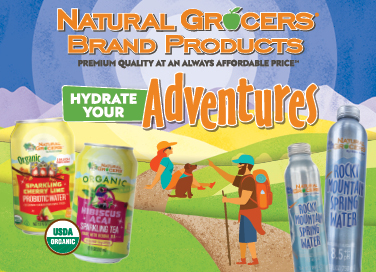Hydrate Your Adventures with Natural Grocers Brand Ready-to-Drink Beverages