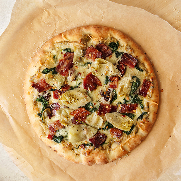 Spinach Artichoke Pizza Recipe