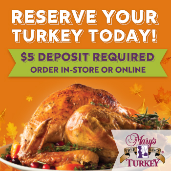 Reserve Your Turkey Today