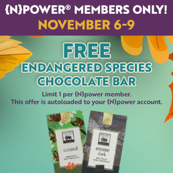 Free Chocolate Bar for {N}power Members - 11/6-11/9