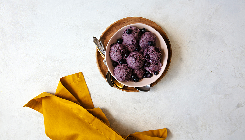 Blueberry Nice Cream Recipe