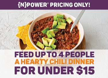 Hearty Chili Dinner Meal Deal