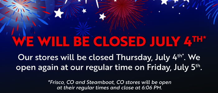 Natural Grocers Will be closed on July 4th