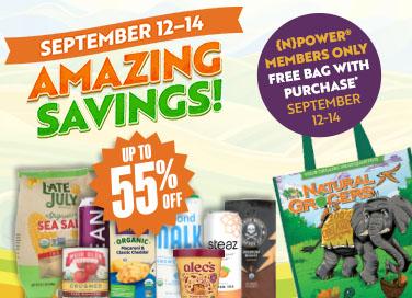 Organic Month Deals and Free Bag