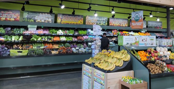 Amarillo Texas Natural Grocers 100% Organic Produce Department