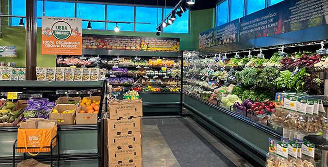 Natural Grocers Independence 100% Organic Produce Department