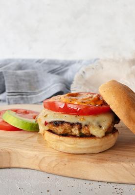 Grilled Green Chili Turkey Burgers Recipe