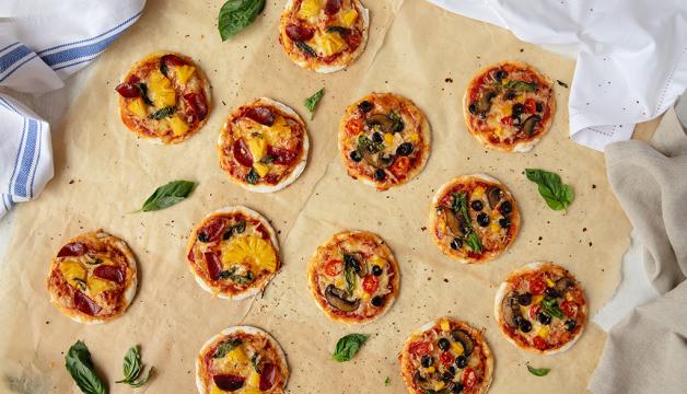 School Lunch Mini Gluten-Free Pizzas