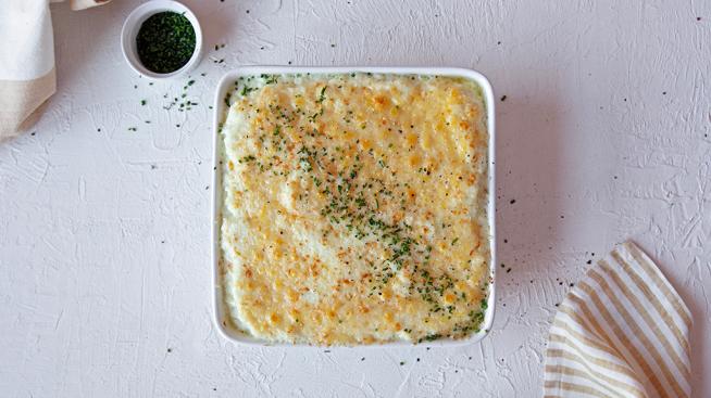 Cheesy Mashed Cauliflower