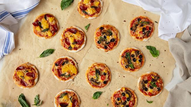 School Lunch Mini Gluten-Free Pizzas