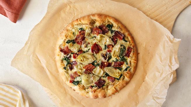 Spinach Artichoke Pizza Recipe